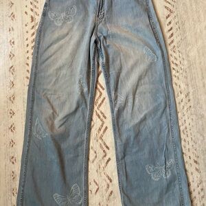 Hollister Butterfly Flare Jeans Ultra-High Baggy Women’s 6R Y2K